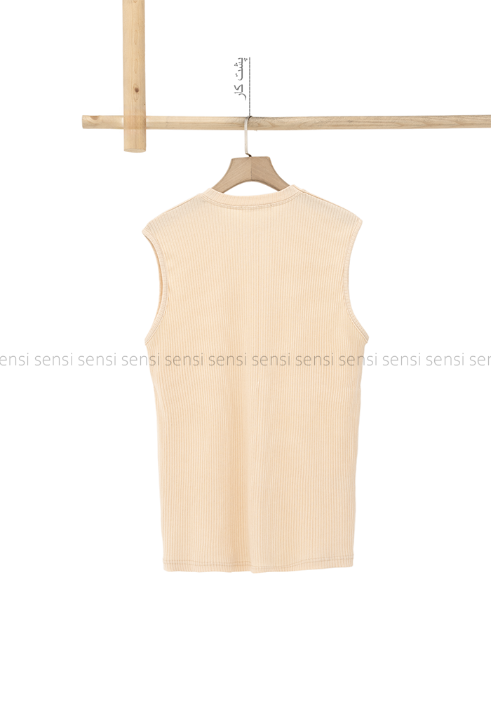 تاپ زنانه حلقه ای یقه گرد کد1005510